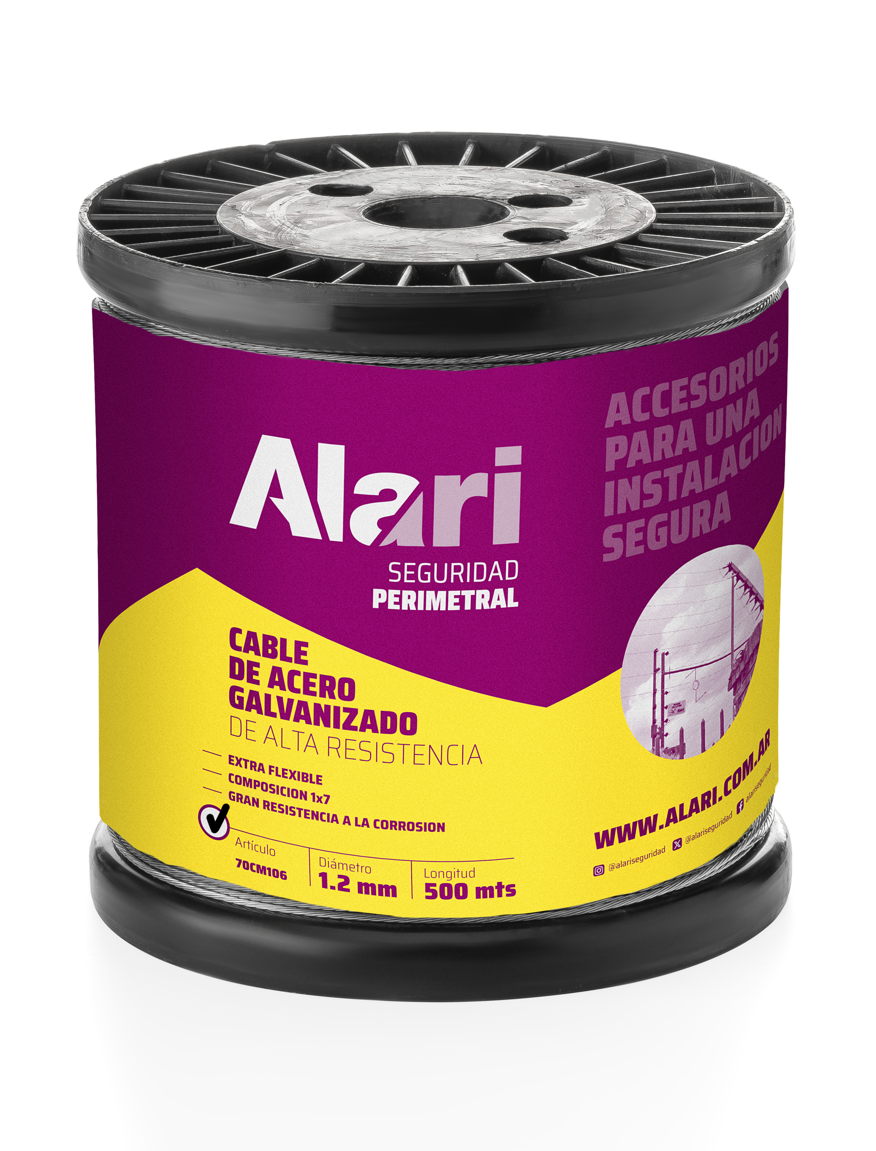 Cable Acero Galv 1.2mm