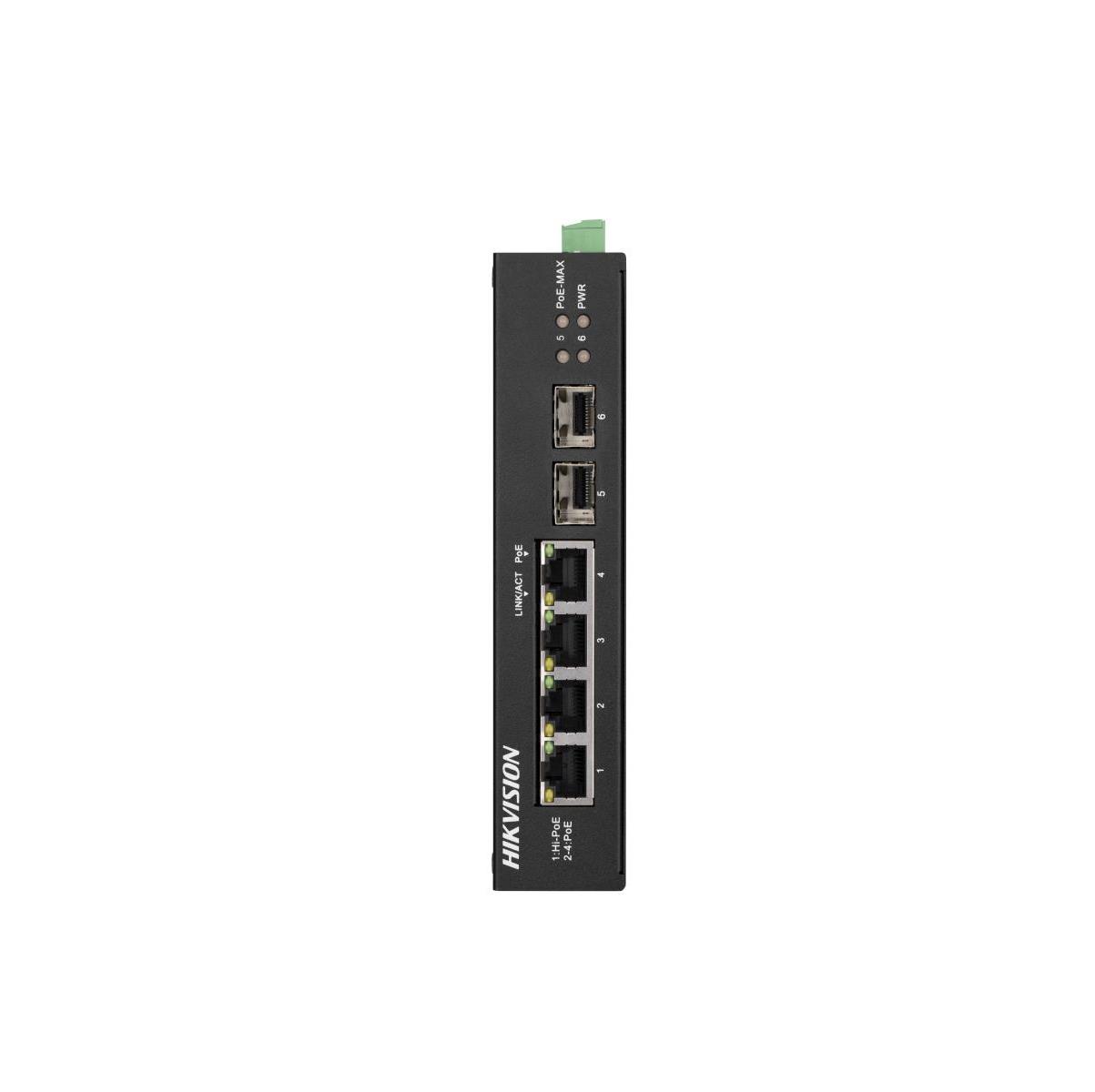 4 Gb PoE+2SFP Industrial