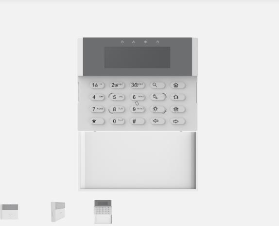 Teclado LCD cableado Hik