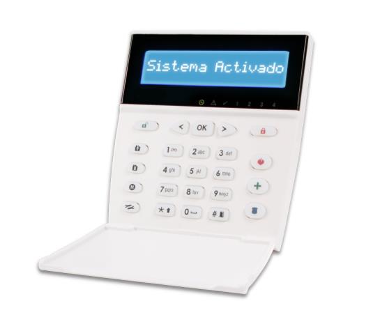 Teclado con display LCD c